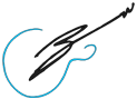 BryanWade.com Guitar Logo
