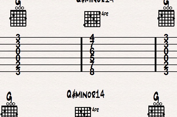 Playing Tough Chord Changes on Guitar, Method 2